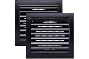 Vent Systems Paquete de 2 Cubiertas de Ventilación de Aire Con Rejilla Para Baño y Secadora - Mantiene Fuera Insectos, Pájaros y Roedores