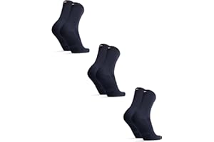 DANISH ENDURANCE Calzini Uomo Fibra di Bambù, Calze Classiche Eleganti in Bamboo, Calzini Estivi Traspiranti, Calze da Lavoro e Uso Quotidiano, 3 Paia