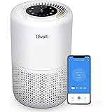 LEVOIT Purificatore d'Aria Smart con Filtro HEPA, Depuratore con APP e Alexa, CADR 170m³/h, Rimuove 99,97% di Allergeni Fumo 