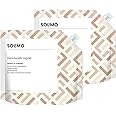 Amazon Brand - Solimo Liquid Handwash, Refill Pouch | Honey & Almond | 3 Litre | 1500 ml x 2 | Fights Germs | Ph-Balanced Formula | No Added Triclosan & Parabens