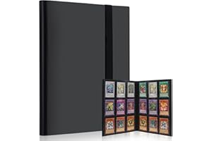Lictin 396 Pochette Carte pour Cartes à Collectionner, 22 Pages Classeur Cartes Avec Poches des Deux Côtés, Album Classeur étanche Jeu de Rangement Collection