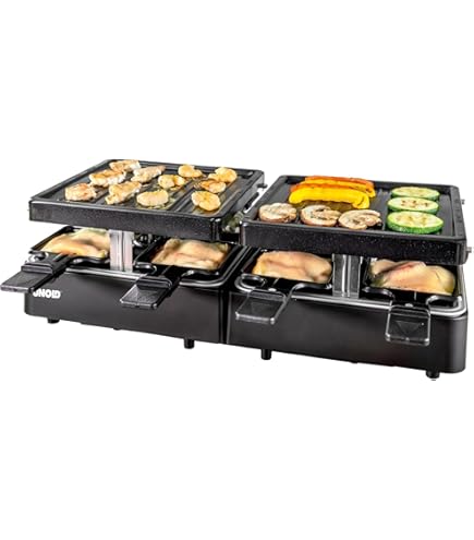 Spring Inox Raclette 8 Pers. Graniet