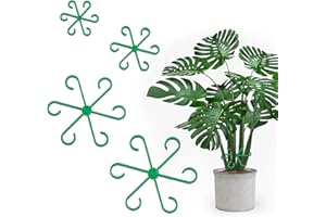 YUNHENTONG Soporte Plantas Trepadoras 4 Piezas Clips de Soporte para Plantas Fijación para Plantas Verde Tutores para Plantas Trepadoras Plantas en Maceta, Anémonas, Tomates, Hortensias