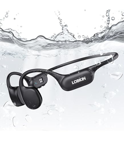 Cuffie Conduzione Ossea LOBKIN | Auricolari Open Ear Bluetooth 5.3 | Impermeabili IPX5 | 8h Autonomia - Foto 8