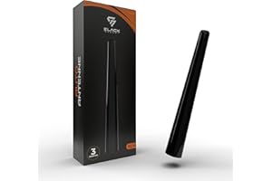 BlackNugget® Uniwersalna Antena Samochodowa 9cm - Dachowa z Pierwszorzędną Jakością Odbioru AM & FM - Krótki Pręt