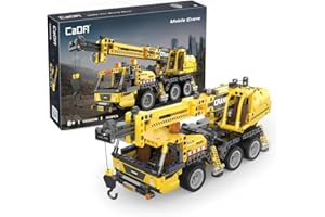 CaDA Mobile Crane with Manual Control - 658 Pieces - Self-Build Brick Building Block Model C65005W