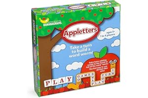 Bananagrams Appletters: Juego de gusanos de palabras para niños a partir de 5 años