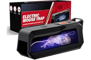 GuoTing Trappole elettriche amichevoli per la Cattura dei Topi, Adatte per l'uso Interno ed Esterno, riutilizzabili, a Cattura Rapida e ad Alta sensibilità.