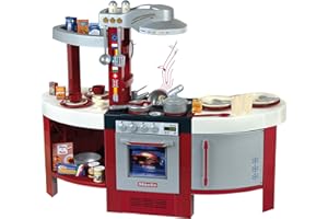 Theo Klein 9155 Kuchnia Miele „gourmet international” | Kuchnia dziecięca z akcesoriami | Płytę kuchenną z dźwiękiem | Zabawki dla dzieci od 3 lat