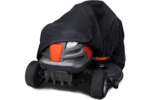 Dasing Housse de protection étanche pour tondeuse à gazon - Pour tracteurs de jardin - Résistant aux intempéries - Pour la protection du moteur de la tondeuse.