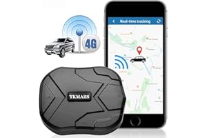 TKMARS TK905 4G Localizador GPS para Coche Sin Subscripción Rastreador GPS con Múltiple Alarma 5000mAH Batería 90 Dias Larga Duración Magnético Antirrobo GPS Tracker para Vehículos Moto Barco