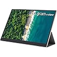 LG Electronics Portable Monitor, +View 16-inch with USB Type-C, DCI-P3 99% (Typ.), On Screen Control, Auto Rotate, LG gram +View Cover