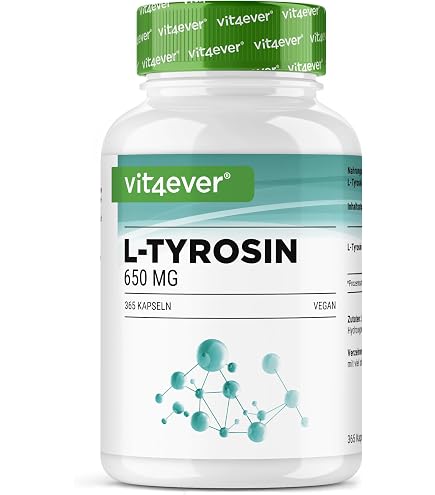 N-Acétyl L-Tyrosine 350mg - 120 Gélules Végétales - Concentration, Motivation - Sowelo