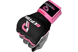 REPTON FITNESS GEARS Boxing Hand Wraps Quick 100cm Long Wrist Straps Inner Gloves Boxing for Hand Protection Elasticated, Padded Fist for MMA Martial Arts Combat Gloves for Men Women and Kids