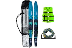 Jobe Teal Blue 59INCH Sci Acquatico Pacchetto Completo Allegre 2022 Teal Adulto Unisex