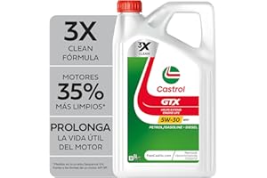 Castrol GTX 5W-30 RN17 Aceite de Motor 5L, Versión actual