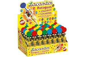 FAF NUTRICION Paraguas de Chocolate con Lacasitos - 40 Unidades