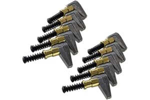 AB Tools Cleco Zaciski boczne, łączniki, końcówki krawędziowe, 1 cal x 20 mm, otwarcie, opakowanie 10 sztuk