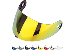 Everalo Comatible XLite Visor - X-803-803rs - 802-802R - 702-702GT - 661-603 - Pinlock Ready - Anti Scratch and Anti Fog (Gold)