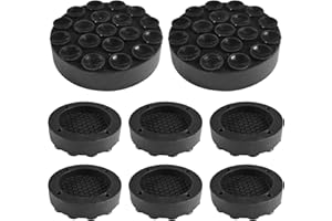 ASYINXSON 8 Stück Schwingungsdämpfer Waschmaschine,Waschmaschinen Untergestell Unterlage Antirutschmatte,Waschmaschine Fußpolster für Waschmaschinen und Trockner