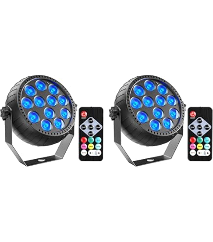 Faro LED RGB 36W Con Sensore Sonoro - Luci Colorate Per Feste E Discoteca | Effetti Dinamici - Foto 6