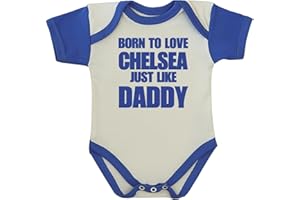BabyPrem Baby Bodysuit Clothes Born to Love Chelsea Like Daddy NB-12 MTH