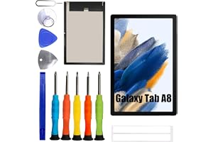 ERYNK LCD-skärm för Samsung Galaxy Tab A8 (X200/X205) SM-X200, SM-X205 [med fingeravtryck] [10,5 tum] LCD-display pekskärm di