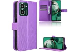 TIANYUE Handyhülle für HMD Pulse Pro Hülle, Schutzhülle Handy Lederhülle PU Leder Hülle mit [Kartenfach] [Magnetverschluss] Cover Kompatibel für HMD Pulse Pro, Violett