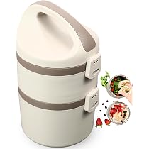Bento - Contenitore per il pranzo Jules, 2 ripiani, in acciaio inox