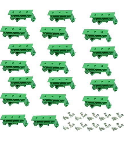 Fixations Pour Disjoncteurs Support DIN - Lot De 10 Pièces, Neuf Sans Marque Générique