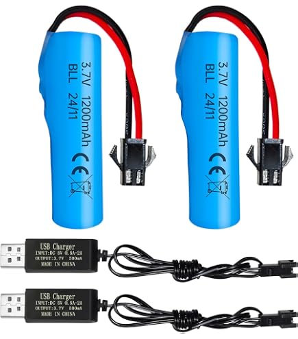 Vhbw Akku 500mAh 3,7V Li-Ion Mit SM-2P Stecker – Ersatzakku Für RC-Modelle Wie Autos, Helikopter, Boote