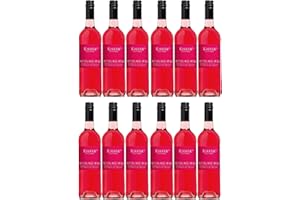 Weingut Kiefer Schmetterlinge im Bauch QbA Roséwein Wein Cuvée Feinherb Deutschland Inkl. FeinWert E-Book (12 x 0,75l)