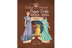 Dollys and Friends paper dolls: 1900s - 1910s Fashion Wardrobe No: 1