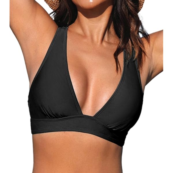 Bikini hoge tailleslip effen piqué | België
