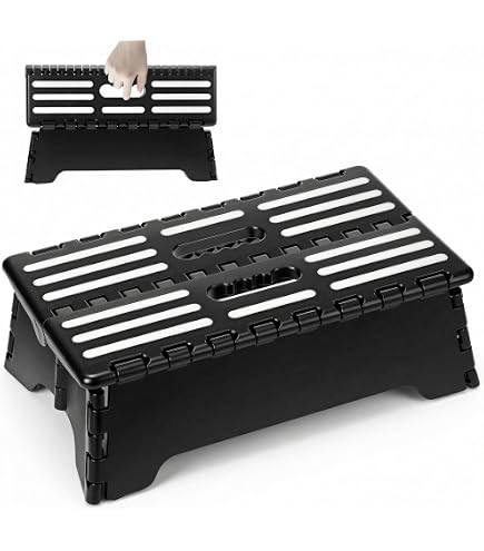 Tabouret Pliant Marchepied - Support 136kg, Antidérapant, Pour Cuisine, Salle De Bain, Voyage Marchepied Antidérapant Senior Tabouret Pliant Marchepied - Support 136kg, Antidérapant, Pour Cuisine, Salle De Bain, Voyage Marchepied Antidérapant Senior