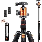Victiv Camera Tripod Aluminum 81 inch, Tall Tripod/Monopod for DSLR with 36mm Ball Head Supports up to 22 lbs and 16.5 inch W