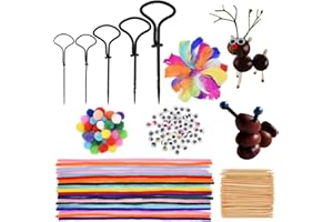 LVZONGXIN Zestaw wierteł do kasztanów, zestaw wierteł do kasztanów, 1,5-5 mm, dla kasztanowców, sztuki kasztanowej i dekoracji sezonowej na Halloween.