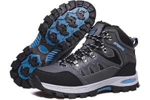 Littleplum Winterschuhe Herren Wanderstiefel Warm Gefüttert Wanderschuhe Herren Wasserdicht High Rise Outdoor Trekkingschuhe