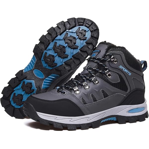 Generisch Lederstiefel Herren Mode High Top Sneaker Rutschfeste