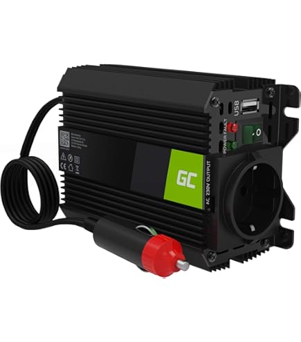 200 W auto spanningstransformator, omvormer 12 V naar 220 V met 2 oplaadstopcontacten, 2 USB-poorten & 2 Type-C, adapter sigarettenaansteker autostopcontact voor mobiele telefoons laptop dashcam