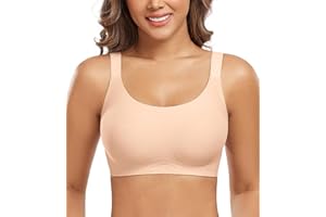 DotVol Damski biustonosz bez fiszbinów, duże rozmiary, klasyczny, bezszwowy, bezszwowy, wygodny biustonosz