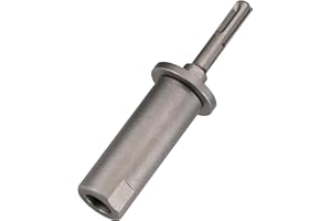 Vearter SDS Plus - Destornillador de varilla de tierra para varilla de conexión a tierra de 5/8 pulgadas, brocas adaptadoras de acero 40CrMo para todos los taladros de martillo giratorio SDS-Plus,