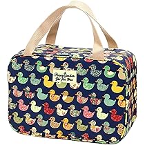 Borsa Cosmetici Da Viaggio Con Portachiavi A Tema Fumetto - Leggera E Pratica Per Donne - Foto 10