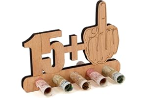 Giftota 16th Birthday Gifts Girl Boys, Unique 15+1 Original Money Gift Wooden, Happy Birthday Decorations, Funny Anniversary Party Presents Keepsake, Personalised Gifts for Friends, Family