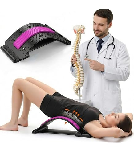 Lunix LX27 Tappetino Massaggio Schiena E Corpo - Macchina Per Stretching Con Calore E 7 Modalità - Allevia Il Dolore Ai Tessuti Profondi - 2