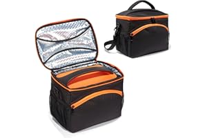BESTYKS Borsa da Trasporto per Centrale Elettrica Portatile da 600 W, Borsa da Trasporto Impermeabile per Generatori da Esterno, Borsa per Generatore Solare con Tasche per Cavi di Ricarica e Accessori
