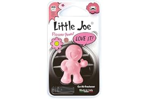 Little Joe OK Mini Désodorisant sous blister pour +/- 45 jours d'air frais dans votre voiture (fleur/rose)