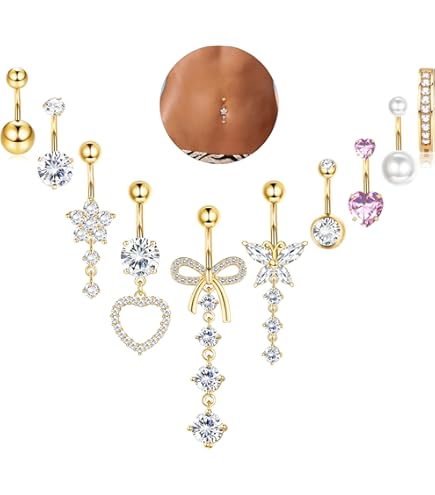 Honey Bear Piercing De Nombril En Acier Chirurgical Pour Femme
