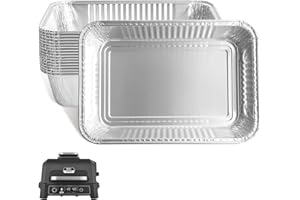 AJinTeby Fettschalen für Ninja OG850/OG951 Woodfire Outdoor-Grill, Einweg-Aluminium-Grill-Fettschaleneinlagen, kompatibel mit Ninja OG800/OG900 Woodfire Outdoor-Grill und Smoker, 15 Stück