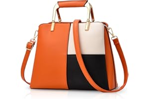 NICOLE & DORIS NICOLE&DORIS Women Handbags Top Handle Bag with Long Strap Crossbody Messenger Bag Tote Satchel for Ladies PU Leather